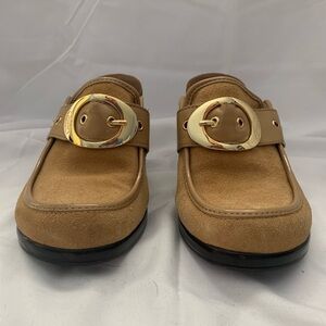 Dr. Scholl’s Camel Colored Suede Mule